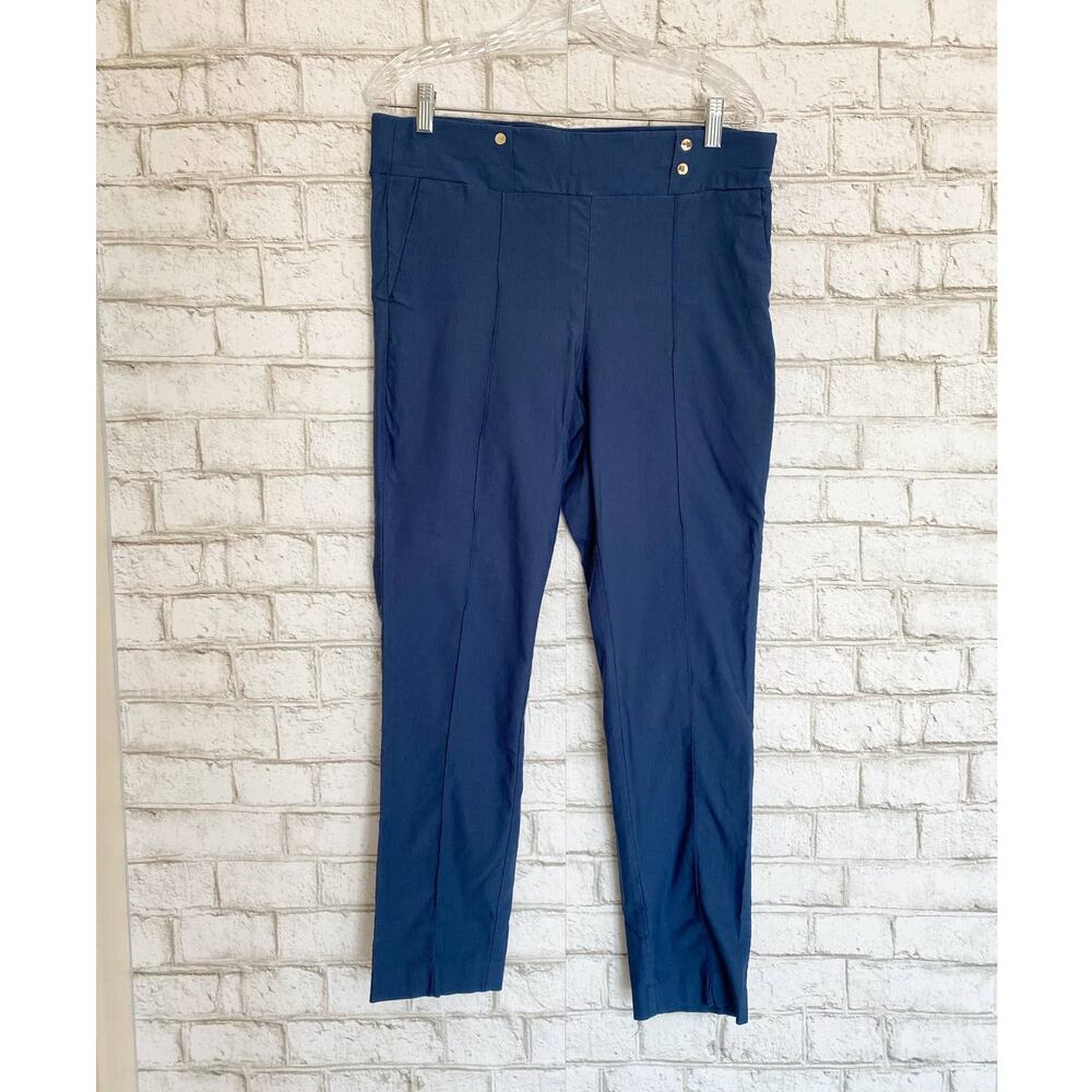 Anne Klein High Rise Sailor Pant Trouser Size 12
